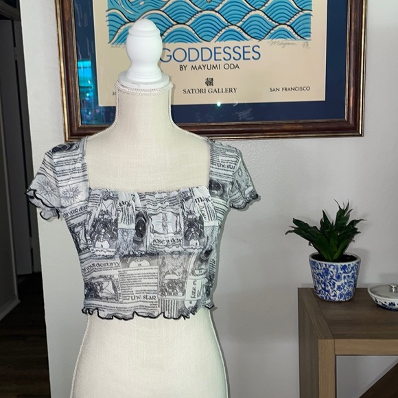 Topshop Tops - TOPSHOP crop top